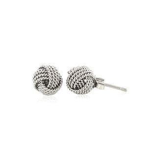 Knot sterling earrings